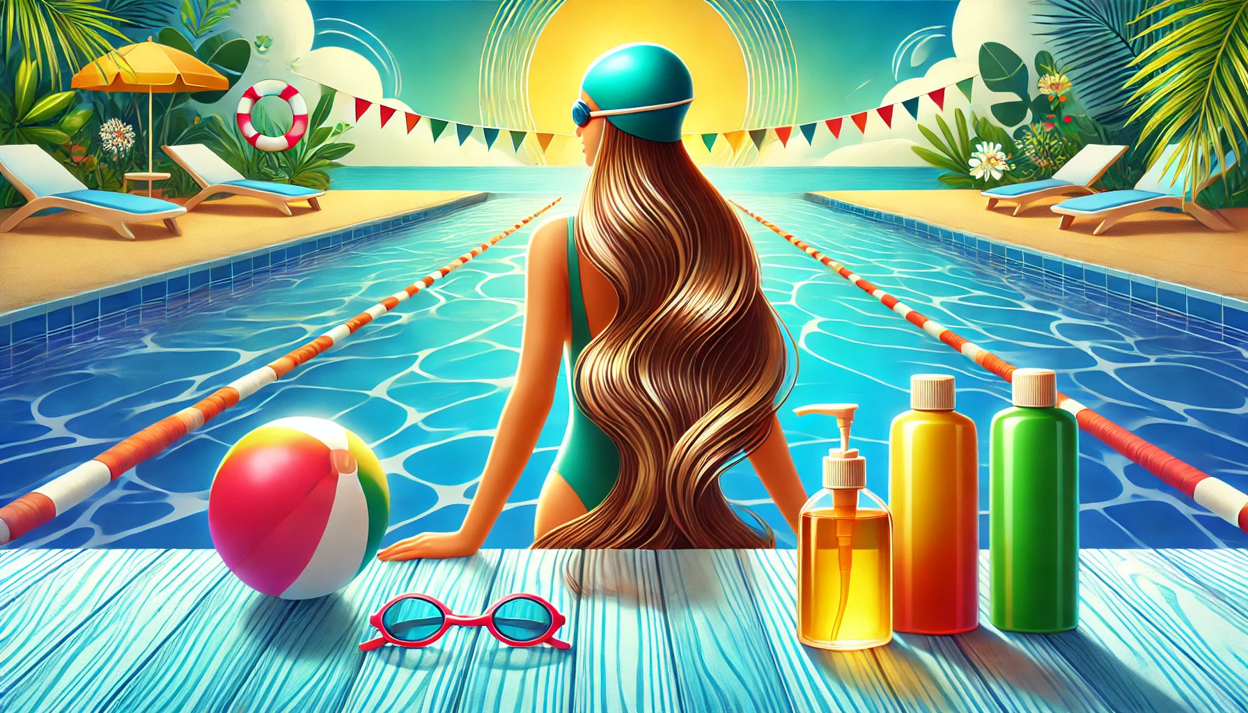 How to Protect Hair from Chlorine and Saltwater: Natural Solutions for Swimmers